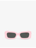 Versace rectangle-frame acetate sunglasses - British product