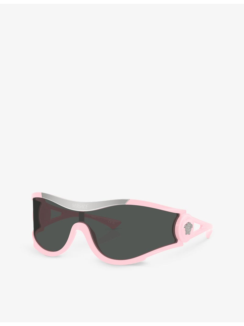 Versace VE4475 shield-frame acetate sunglasses (British brand)