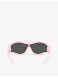 Versace VE4475 shield-frame acetate sunglasses (British brand)