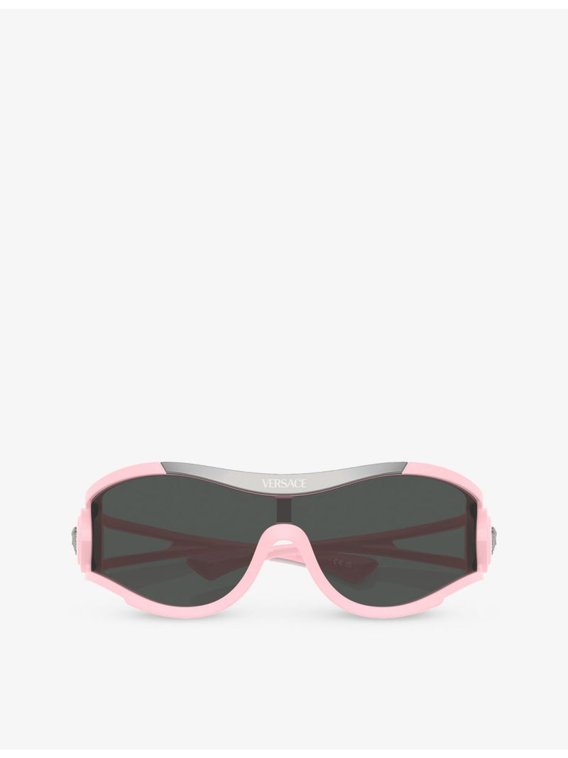 Versace VE4475 shield-frame acetate sunglasses (British brand)