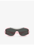 Versace VE4475 shield-frame acetate sunglasses (British brand)