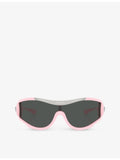 Versace VE4475 shield-frame acetate sunglasses (British brand)