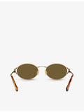 Miu Miu MU 52YS metal sunglasses with tortoiseshell round frame, UK version