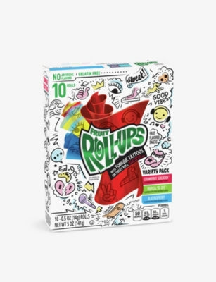 Fruit Roll-Ups fruit snack variety pack 141g - British product