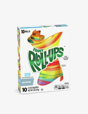 Fruit Roll-Ups tropical tie dye fruit snack 141g - British product