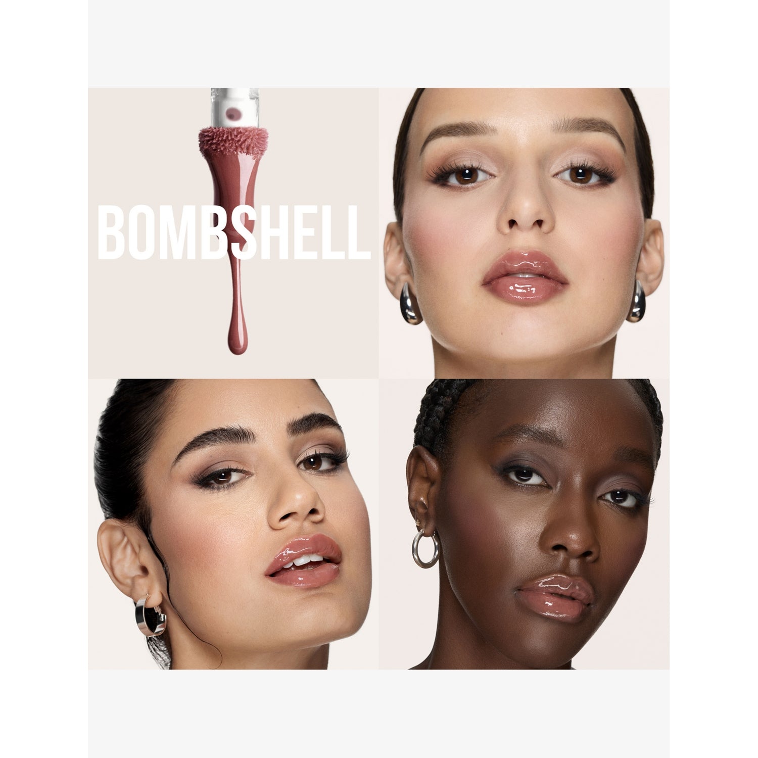 Huda Beauty Faux Filler lip gloss 3.9ml, imported from the UK