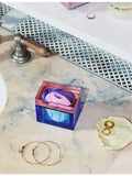 Reflections Copenhagen crystal trinket box with moon design 10cm, UK version