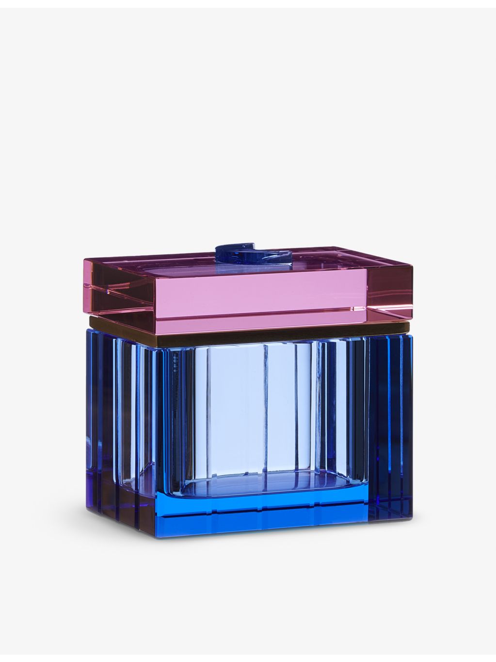Reflections Copenhagen crystal trinket box with moon design 10cm, UK version