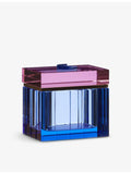 Reflections Copenhagen crystal trinket box with moon design 10cm, UK version