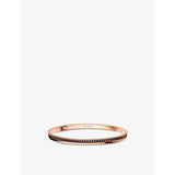 Quatre Classique PVD-coated 18ct pink-gold bangle - 16cm