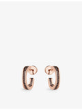 Boucheron Quatre Classique hoop earrings 18ct yellow pink gold - British product