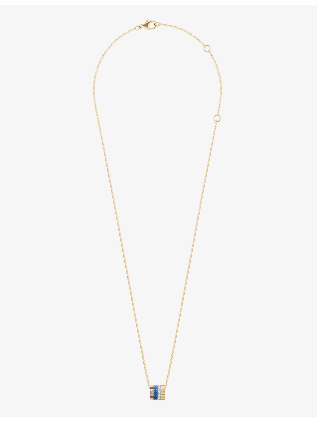 Boucheron Quatre Blue Edition pendant necklace 45cm, imported from the UK