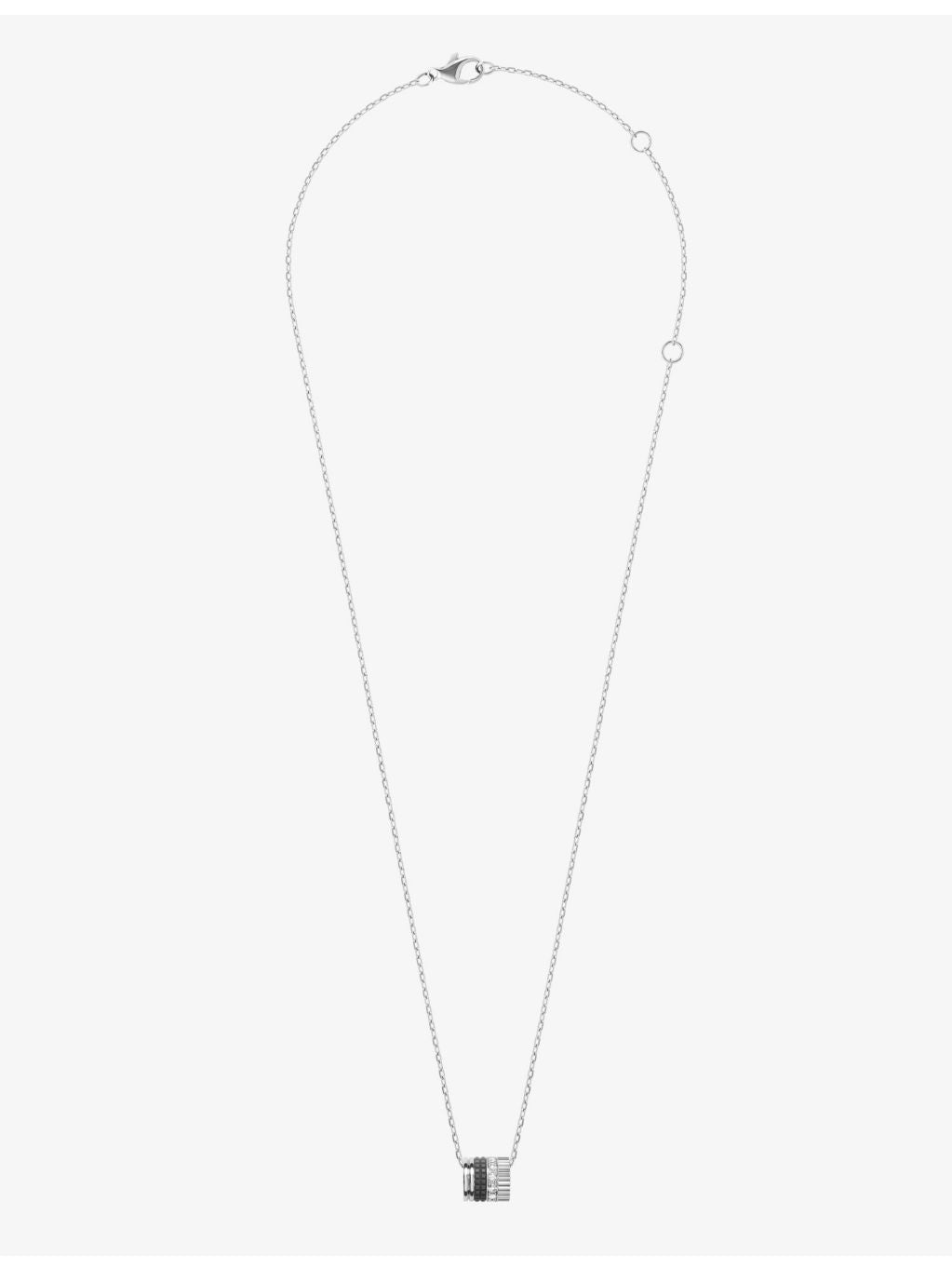 Boucheron Quatre pendant necklace in 18ct white gold with diamonds - British product