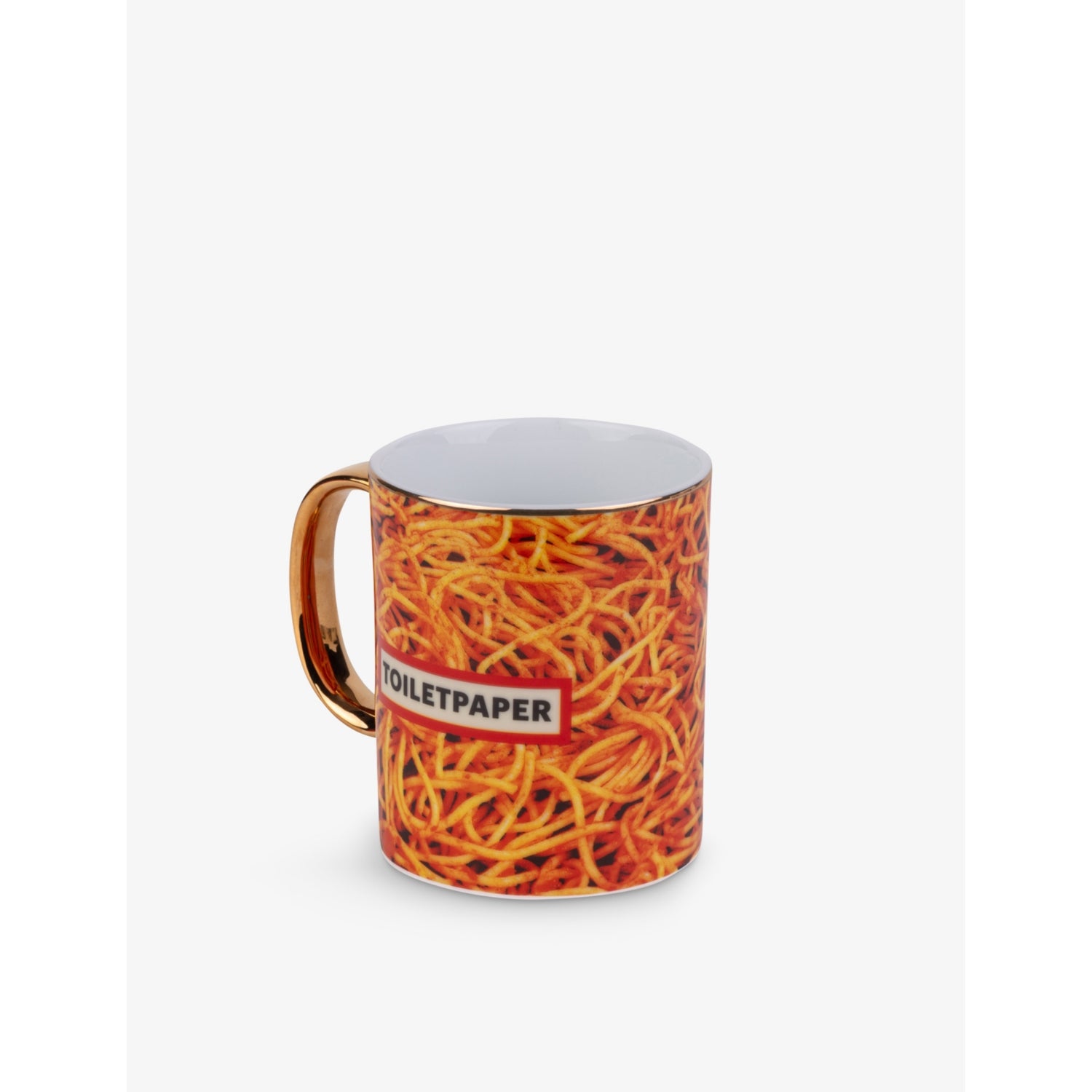 Seletti x TOILETPAPER fine porcelain spaghetti mug 10cm - British product
