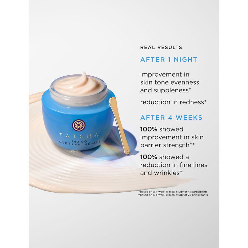 Tatcha Indigo Overnight Repair moisturiser 50ml, UK version