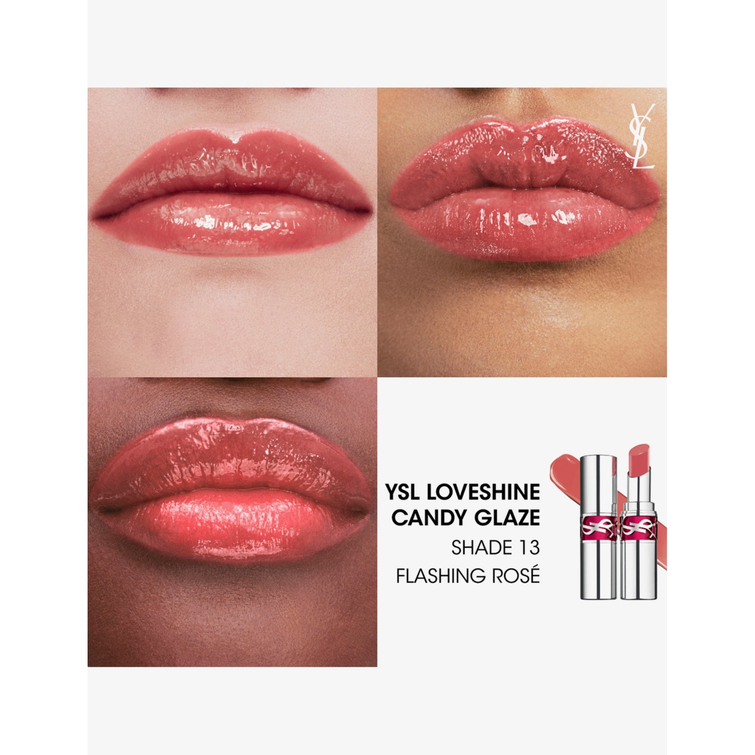 Yves Saint Laurent Loveshine Candy Glaze lip gloss stick 3.2g (British brand)
