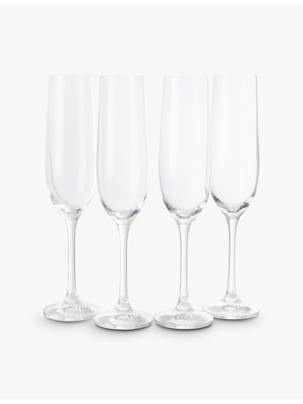 The White Company Skye Optic champagne flutes set of four (British brand)