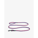 Plaited Dog Leash - Blue And Off White