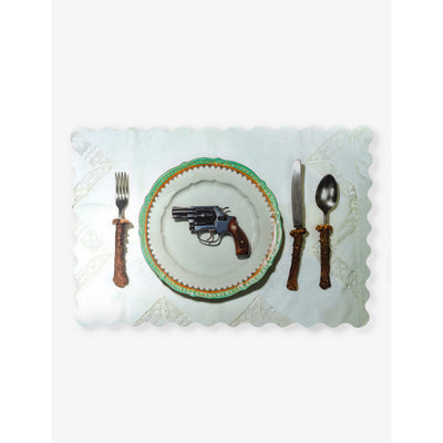 selfridges Seletti TOILETPAPER Bon Appetit Tablemat 45cm x 35.8cm- Buy online at McGrocer