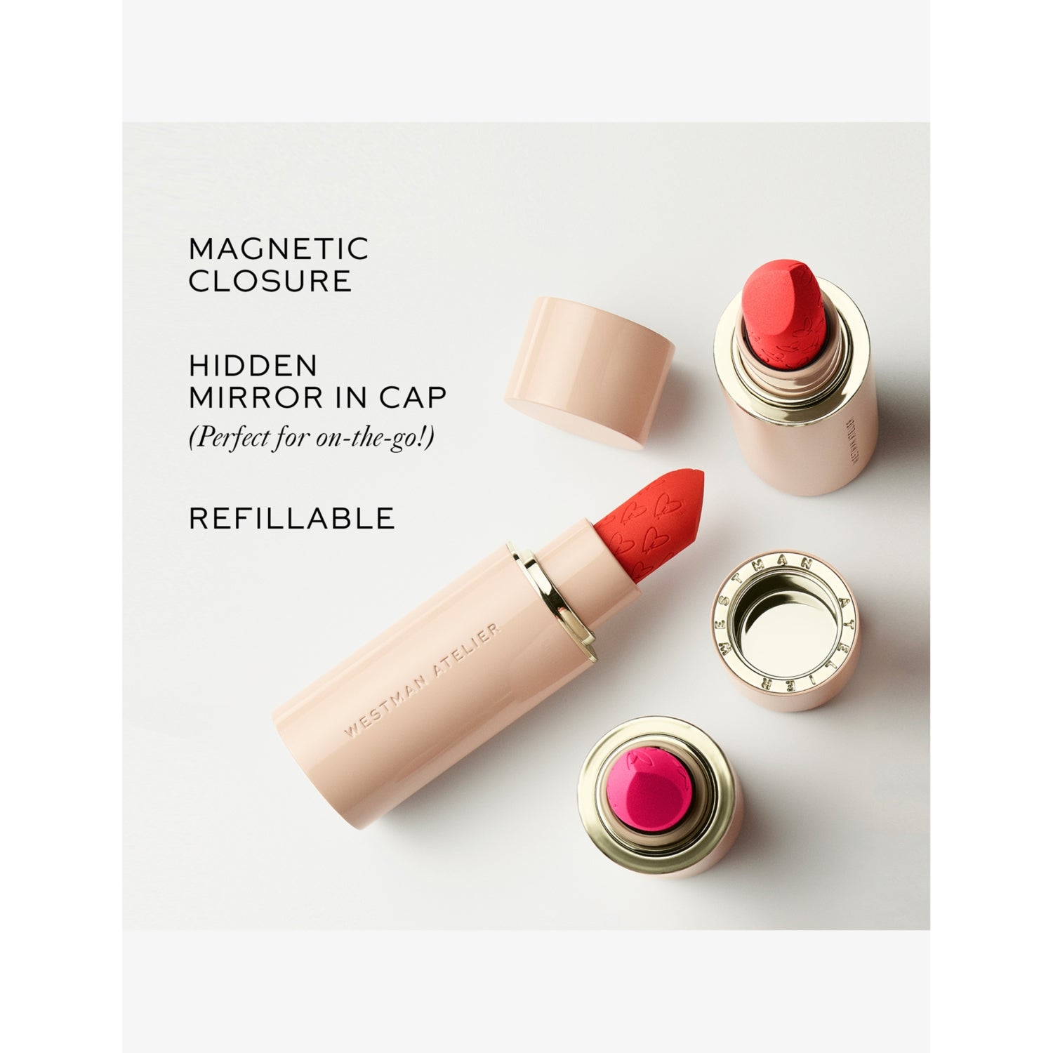 Westman Atelier Lip Suede Matte lipstick 3.8g (British brand)