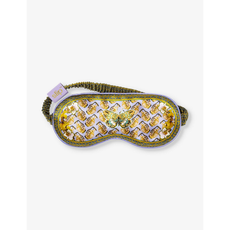 Slip Aquarius graphic-print silk eye mask, imported from the UK