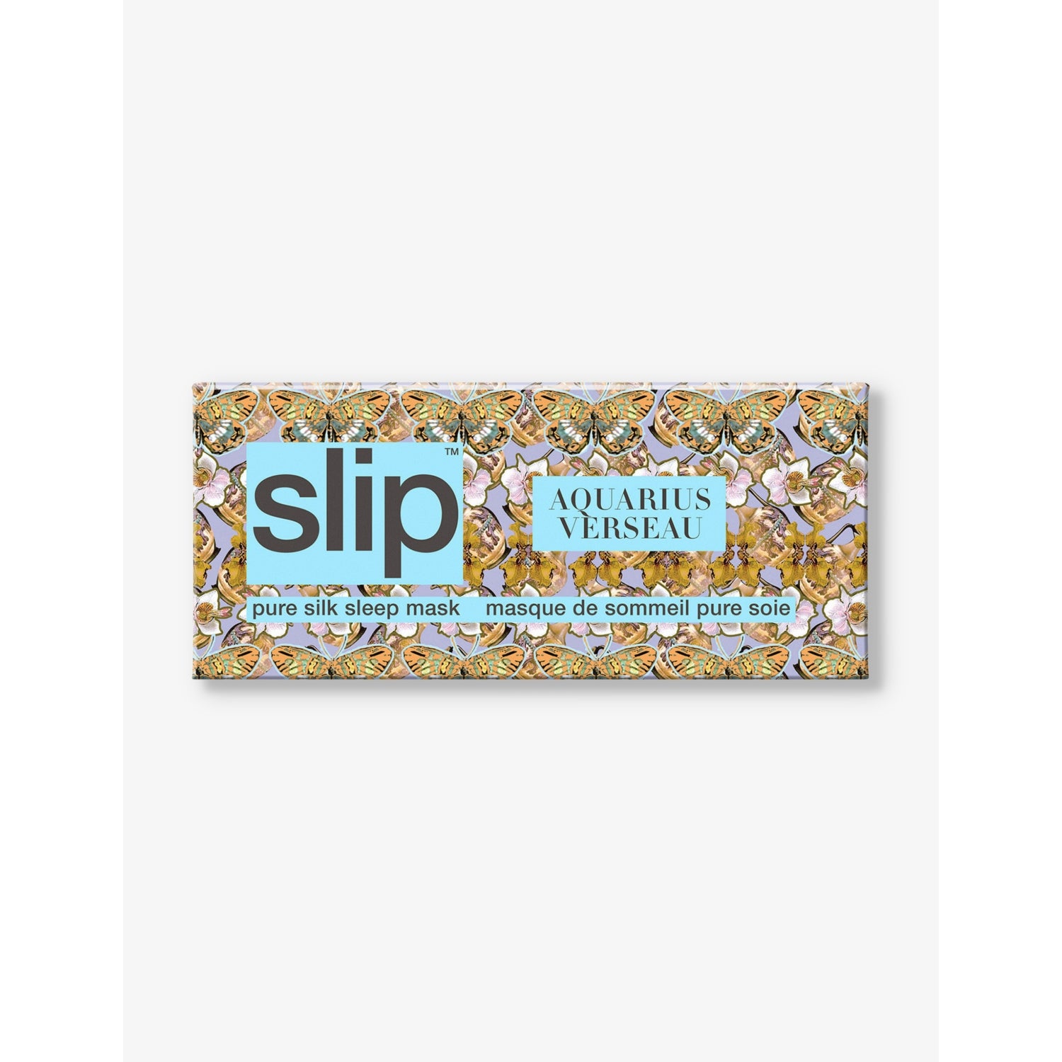 Slip Aquarius graphic-print silk eye mask, imported from the UK