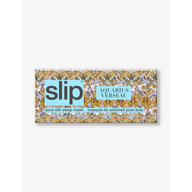 Slip Aquarius graphic-print silk eye mask, imported from the UK