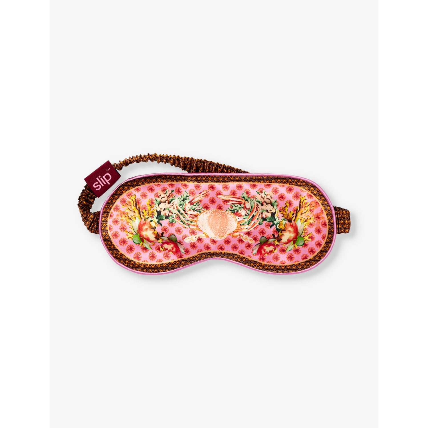Slip 100% silk eye mask Cancer graphic print, UK version