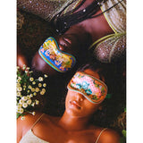 Slip silk eye mask Capricorn graphic print - British product