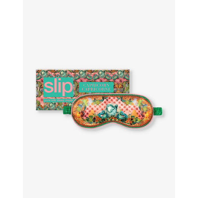 selfridges Slip Capricorn Graphic-Print Silk Eye Mask- Buy online at McGrocer