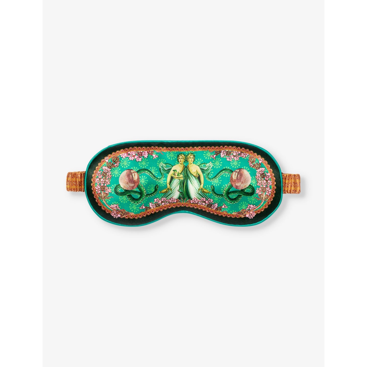 Slip silk eye mask Gemini graphic print (British brand)