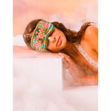 Slip Libra graphic-print silk eye mask - British product