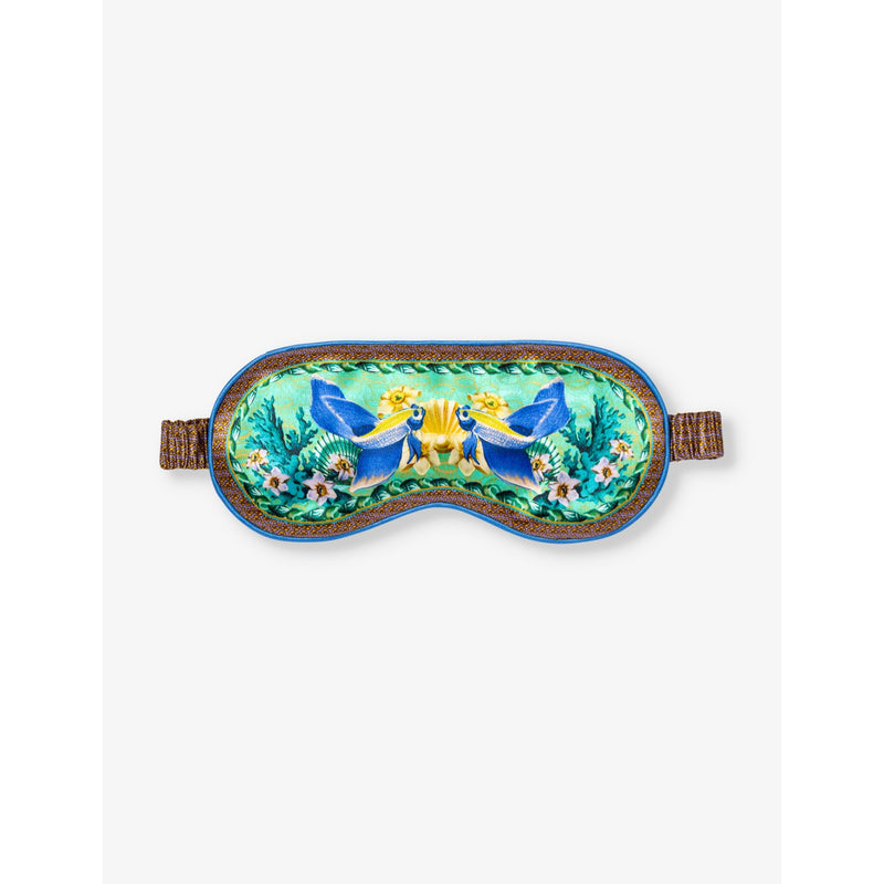 Slip silk eye mask with Pisces graphic print, UK version