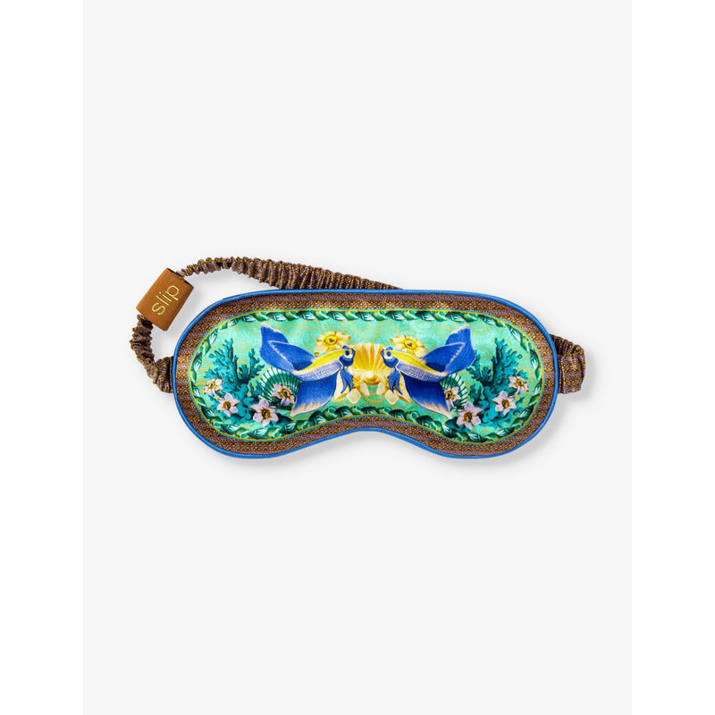 Slip silk eye mask with Pisces graphic print, UK version