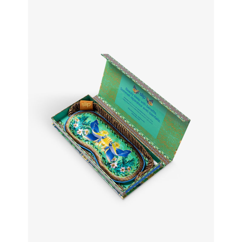 Slip silk eye mask with Pisces graphic print, UK version
