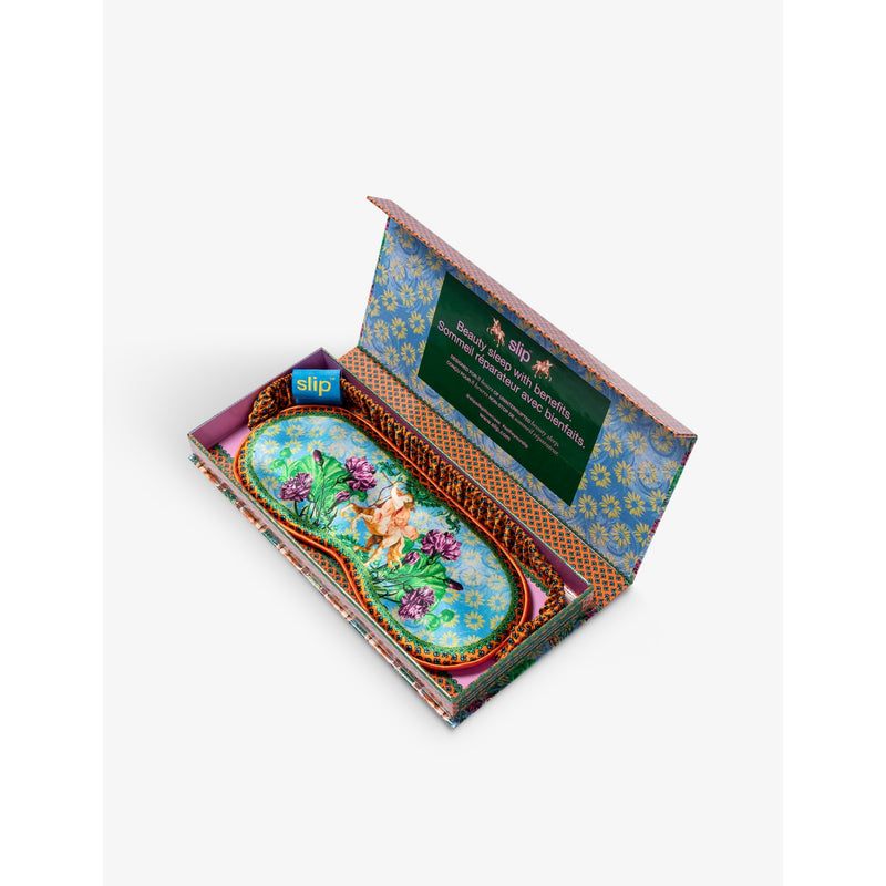 Slip silk eye mask Sagittarius graphic print, UK version
