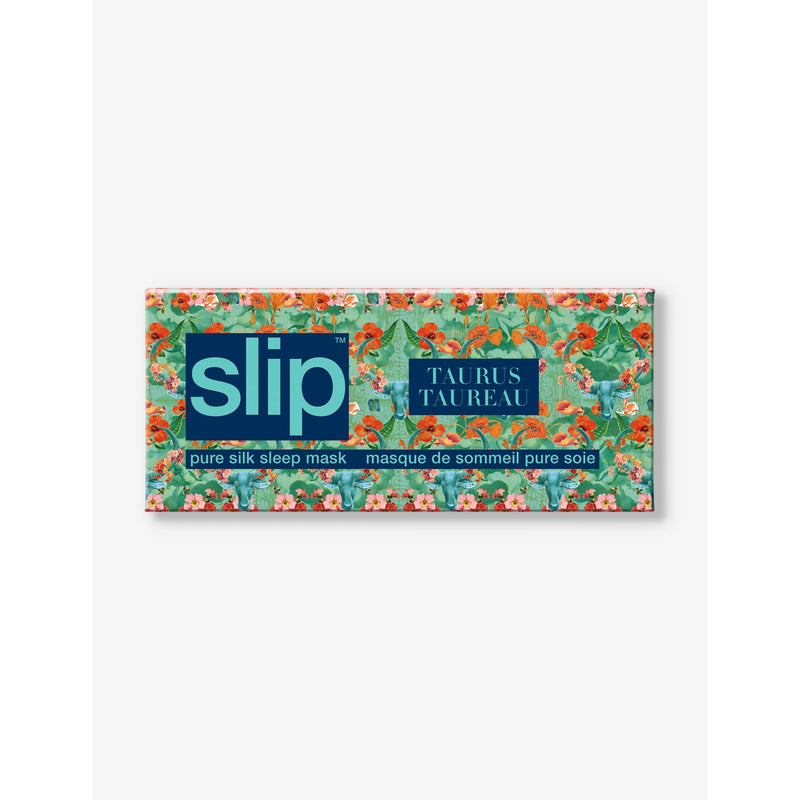 Slip Taurus silk eye mask with graphic print, UK version
