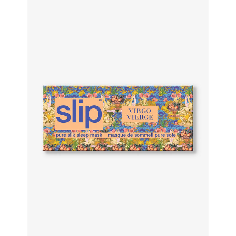 Slip zodiac graphic-print silk eye mask (British brand)