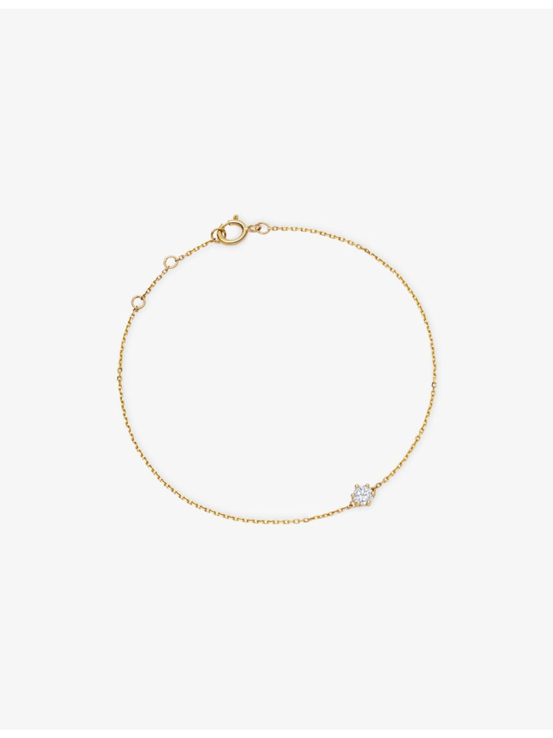 Astley Clarke 14ct yellow-gold lab-grown diamond bracelet 18cm, UK version