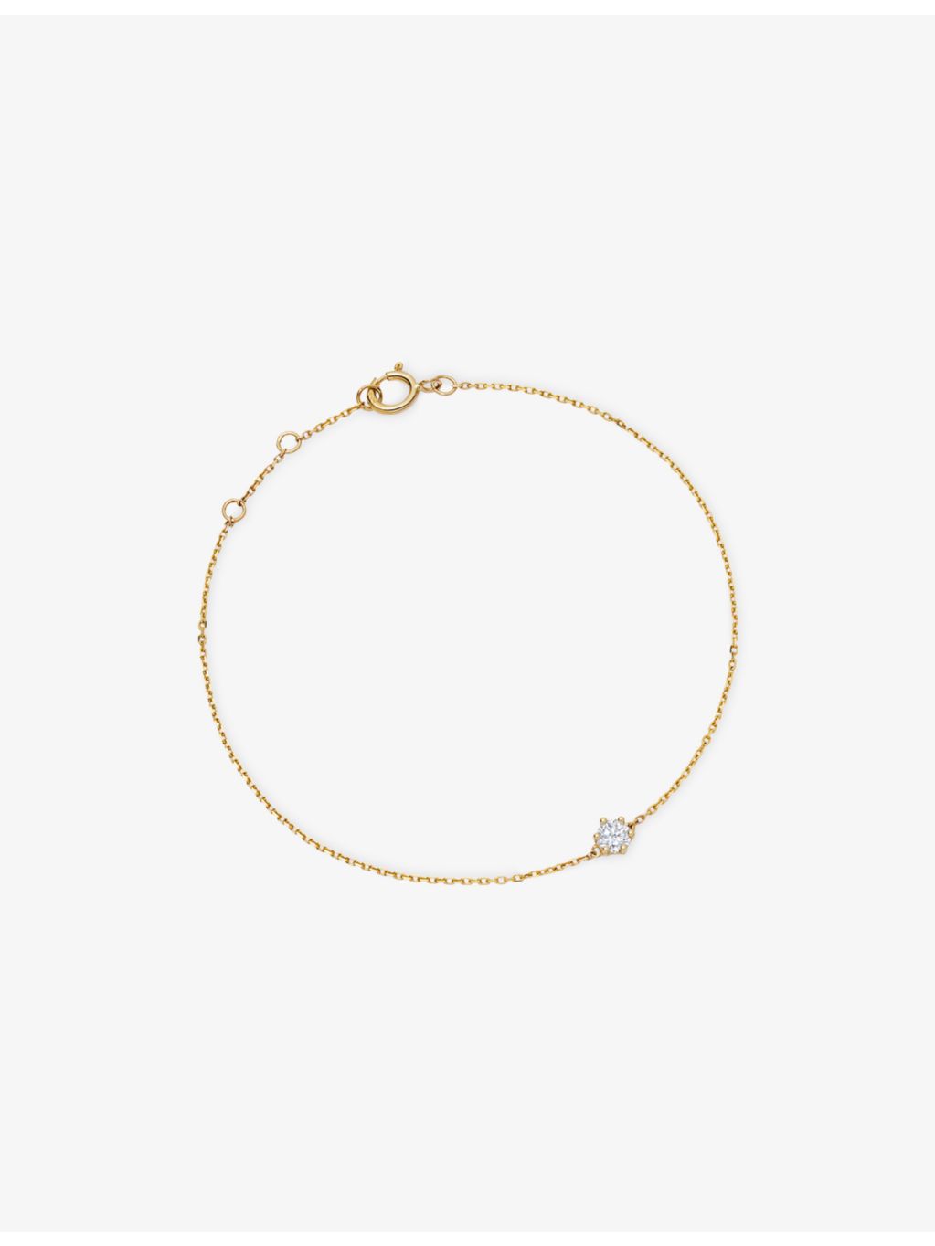 Astley Clarke 14ct yellow-gold lab-grown diamond bracelet 18cm, UK version