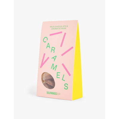 selfridges Selfridges Selection Milk Chocolate and Aromatic Rose Caramels 150g- Buy online at McGrocer