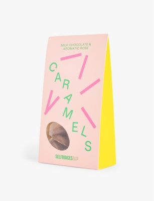 Selfridges Selection milk chocolate rose caramels 150g, UK version