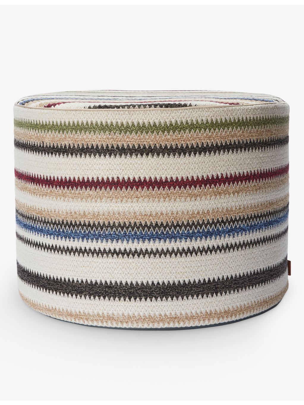Missoni Home woven-blend zigzag pouf 40cm x 30cm (British brand)