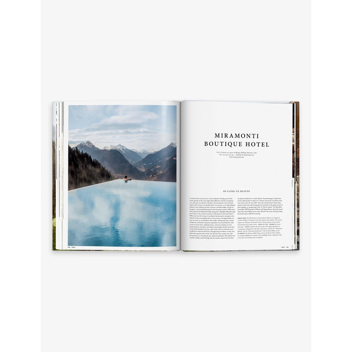 Taschen Great Escapes Alps 360-page coffee table book, UK version
