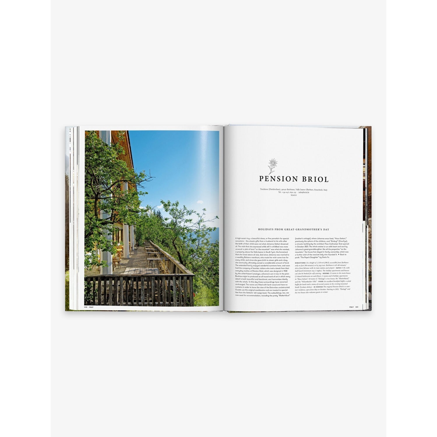 Taschen Great Escapes Alps 360-page coffee table book, UK version