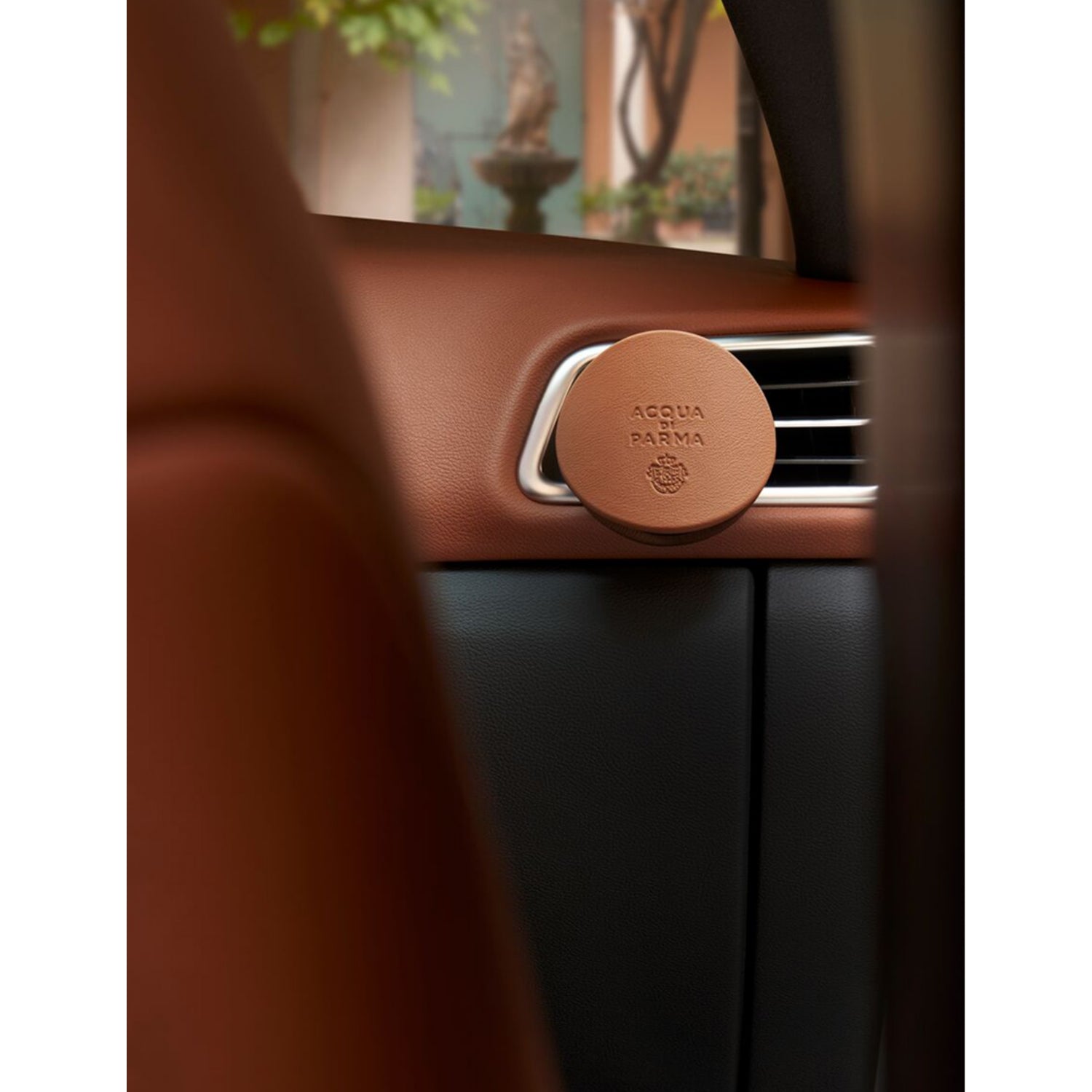 Acqua di Parma leather car diffuser case 7.5cm - British product