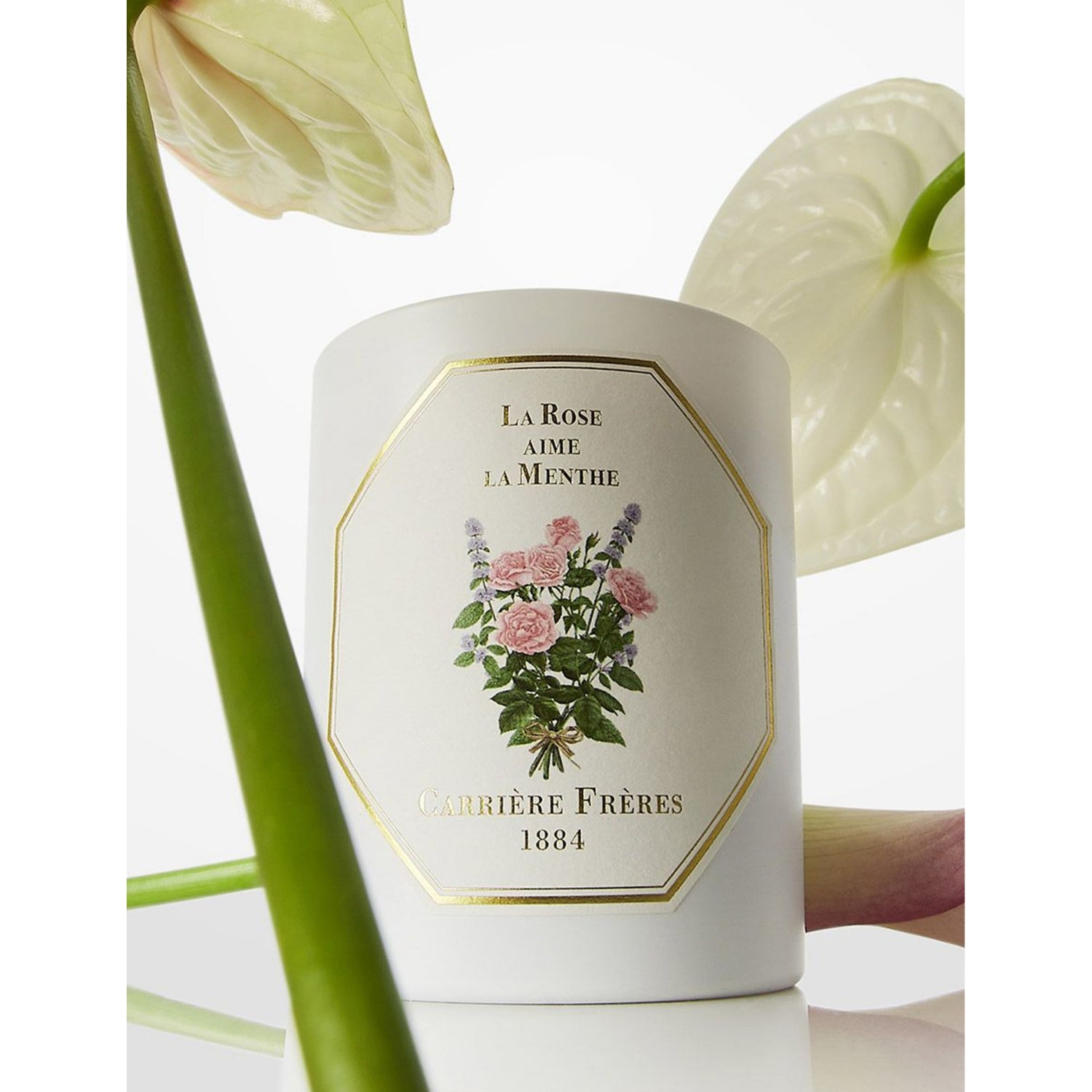 Carrière Frères La Rose Aime scented candle 185g, UK version