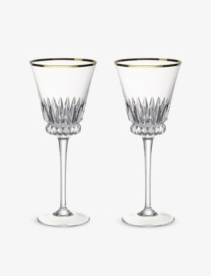 Villeroy & Boch crystal white wine glasses set of 2, UK version