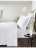 The White Company Savoy deep fitted cotton sheet, imported from the UK