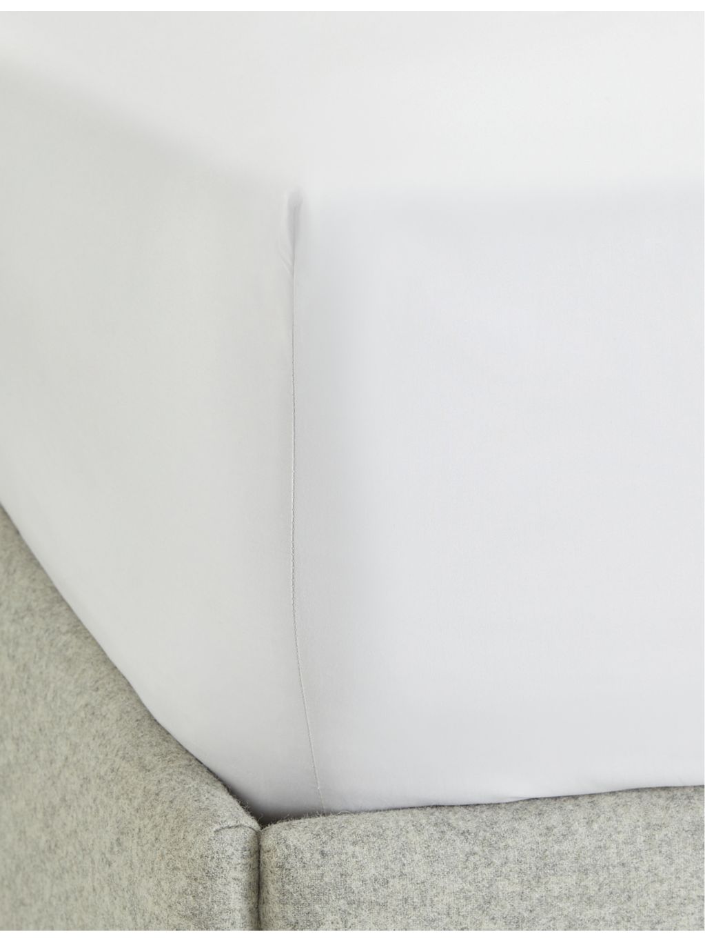 The White Company Savoy deep fitted cotton sheet, imported from the UK